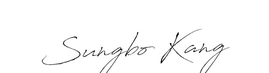 Sungbo Kang stylish signature style. Best Handwritten Sign (Antro_Vectra) for my name. Handwritten Signature Collection Ideas for my name Sungbo Kang. Sungbo Kang signature style 6 images and pictures png