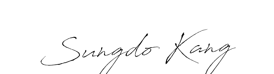 Design your own signature with our free online signature maker. With this signature software, you can create a handwritten (Antro_Vectra) signature for name Sungdo Kang. Sungdo Kang signature style 6 images and pictures png