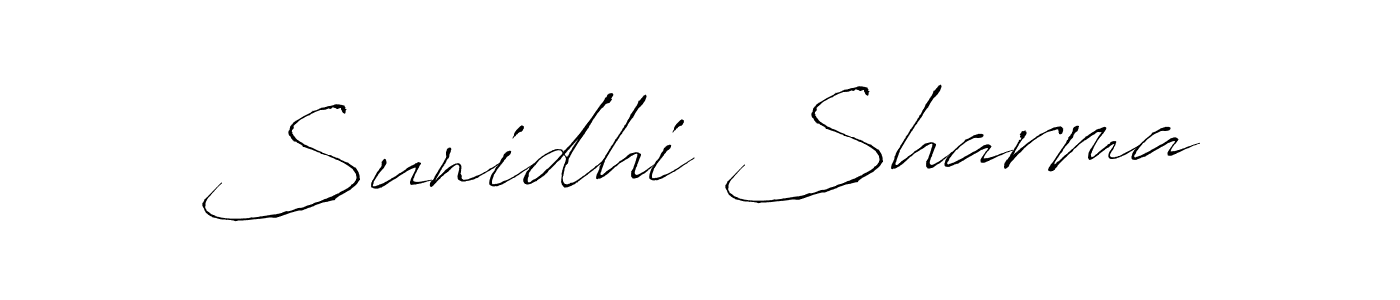 It looks lik you need a new signature style for name Sunidhi Sharma. Design unique handwritten (Antro_Vectra) signature with our free signature maker in just a few clicks. Sunidhi Sharma signature style 6 images and pictures png
