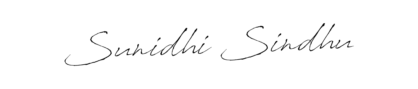 The best way (Antro_Vectra) to make a short signature is to pick only two or three words in your name. The name Sunidhi Sindhu include a total of six letters. For converting this name. Sunidhi Sindhu signature style 6 images and pictures png