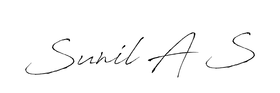 It looks lik you need a new signature style for name Sunil A S. Design unique handwritten (Antro_Vectra) signature with our free signature maker in just a few clicks. Sunil A S signature style 6 images and pictures png