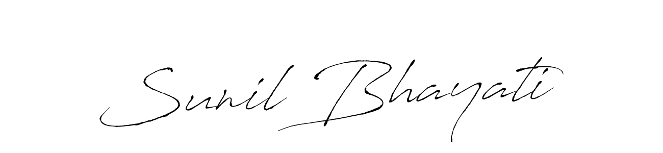 Antro_Vectra is a professional signature style that is perfect for those who want to add a touch of class to their signature. It is also a great choice for those who want to make their signature more unique. Get Sunil Bhayati name to fancy signature for free. Sunil Bhayati signature style 6 images and pictures png