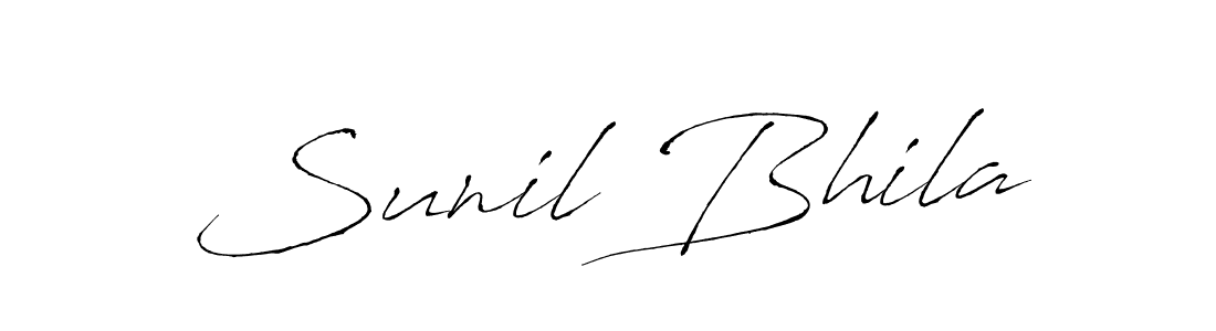 Once you've used our free online signature maker to create your best signature Antro_Vectra style, it's time to enjoy all of the benefits that Sunil Bhila name signing documents. Sunil Bhila signature style 6 images and pictures png