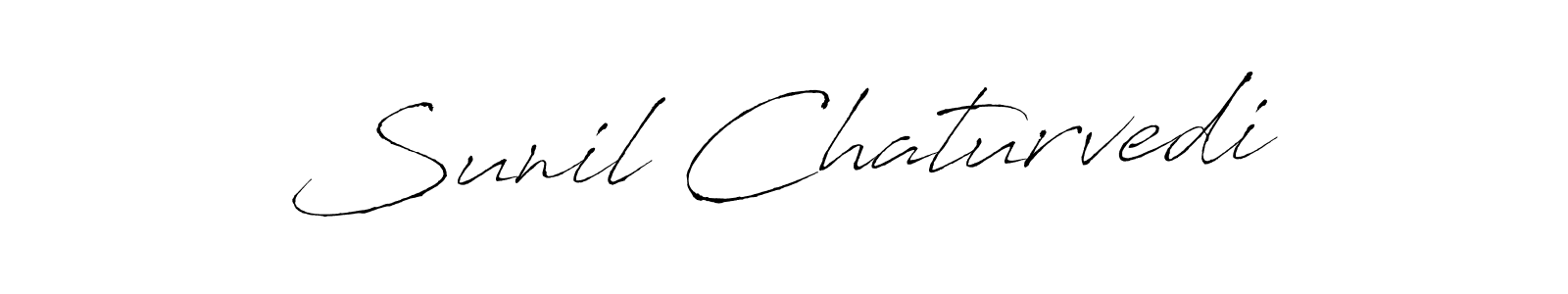 How to make Sunil Chaturvedi signature? Antro_Vectra is a professional autograph style. Create handwritten signature for Sunil Chaturvedi name. Sunil Chaturvedi signature style 6 images and pictures png
