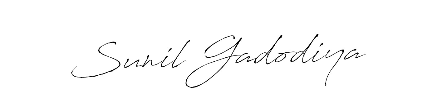 Similarly Antro_Vectra is the best handwritten signature design. Signature creator online .You can use it as an online autograph creator for name Sunil Gadodiya. Sunil Gadodiya signature style 6 images and pictures png