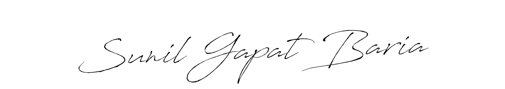 Also You can easily find your signature by using the search form. We will create Sunil Gapat Baria name handwritten signature images for you free of cost using Antro_Vectra sign style. Sunil Gapat Baria signature style 6 images and pictures png