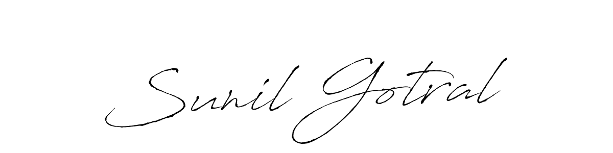 This is the best signature style for the Sunil Gotral name. Also you like these signature font (Antro_Vectra). Mix name signature. Sunil Gotral signature style 6 images and pictures png