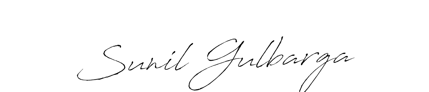 How to make Sunil Gulbarga signature? Antro_Vectra is a professional autograph style. Create handwritten signature for Sunil Gulbarga name. Sunil Gulbarga signature style 6 images and pictures png