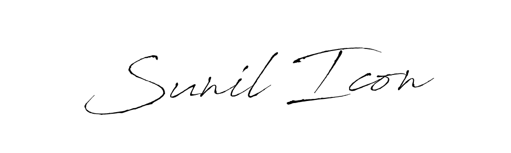 Also You can easily find your signature by using the search form. We will create Sunil Icon name handwritten signature images for you free of cost using Antro_Vectra sign style. Sunil Icon signature style 6 images and pictures png