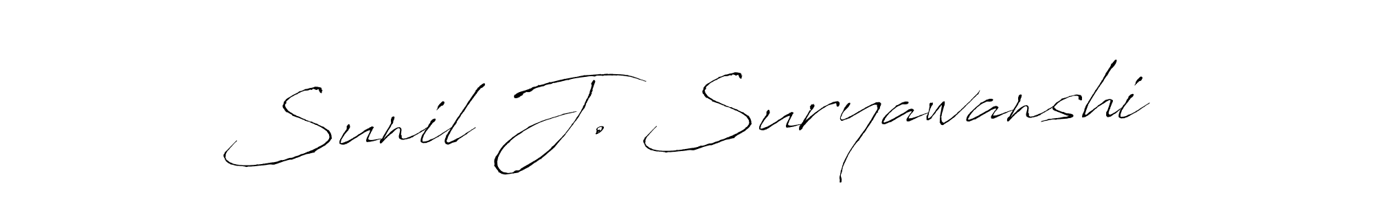 if you are searching for the best signature style for your name Sunil J. Suryawanshi. so please give up your signature search. here we have designed multiple signature styles  using Antro_Vectra. Sunil J. Suryawanshi signature style 6 images and pictures png