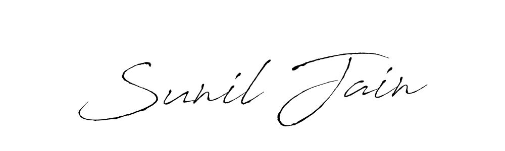 This is the best signature style for the Sunil Jain name. Also you like these signature font (Antro_Vectra). Mix name signature. Sunil Jain signature style 6 images and pictures png