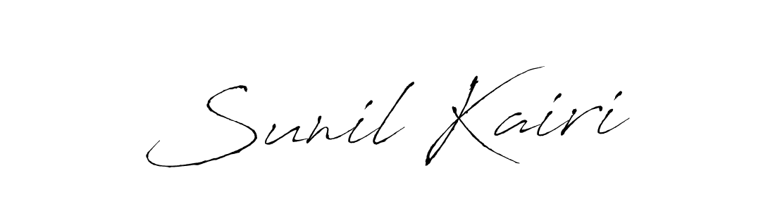 How to Draw Sunil Kairi signature style? Antro_Vectra is a latest design signature styles for name Sunil Kairi. Sunil Kairi signature style 6 images and pictures png