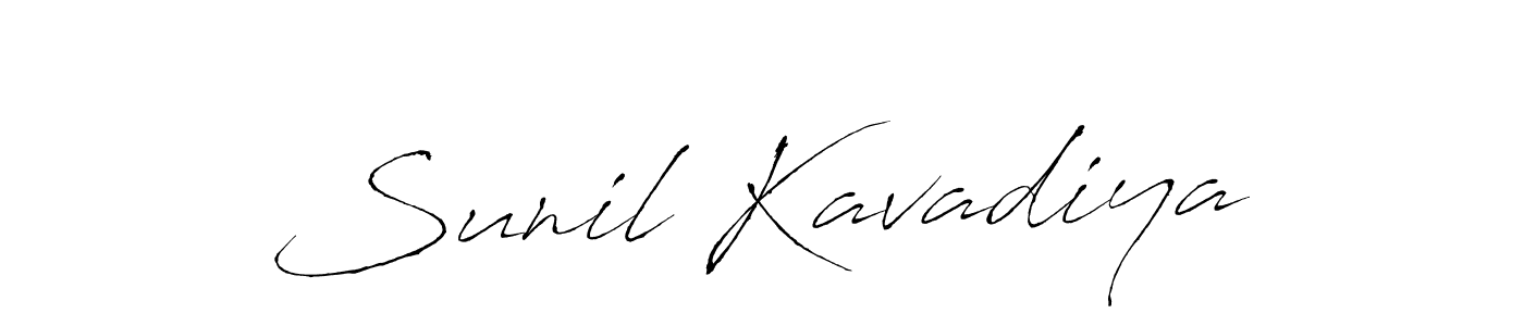 Also we have Sunil Kavadiya name is the best signature style. Create professional handwritten signature collection using Antro_Vectra autograph style. Sunil Kavadiya signature style 6 images and pictures png