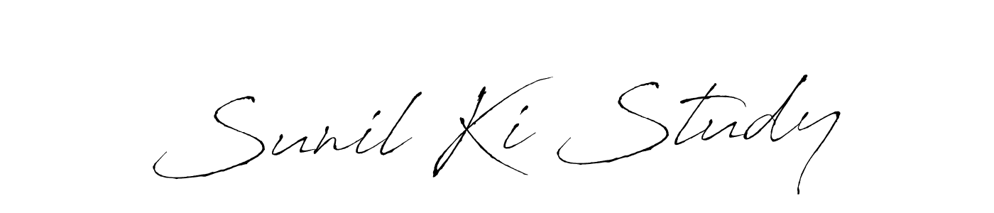 Antro_Vectra is a professional signature style that is perfect for those who want to add a touch of class to their signature. It is also a great choice for those who want to make their signature more unique. Get Sunil Ki Study name to fancy signature for free. Sunil Ki Study signature style 6 images and pictures png