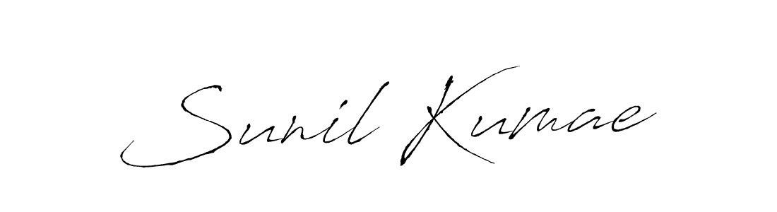 Use a signature maker to create a handwritten signature online. With this signature software, you can design (Antro_Vectra) your own signature for name Sunil Kumae. Sunil Kumae signature style 6 images and pictures png