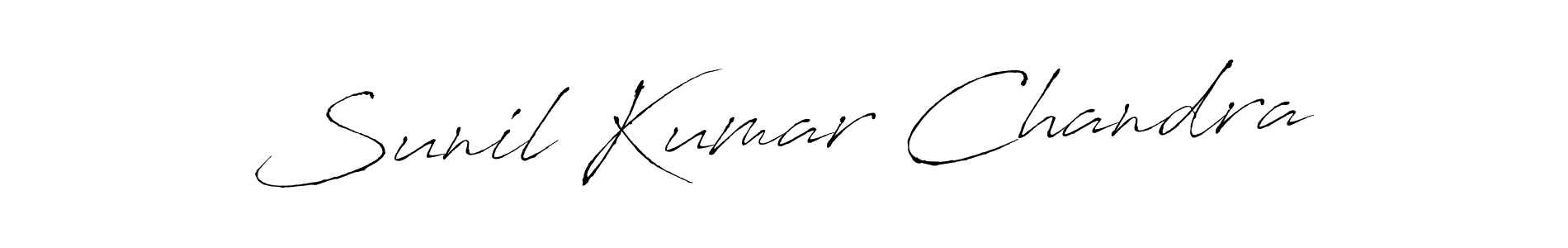 Use a signature maker to create a handwritten signature online. With this signature software, you can design (Antro_Vectra) your own signature for name Sunil Kumar Chandra. Sunil Kumar Chandra signature style 6 images and pictures png