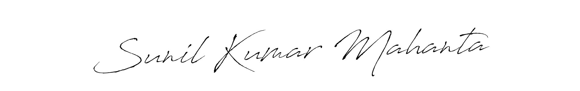 Design your own signature with our free online signature maker. With this signature software, you can create a handwritten (Antro_Vectra) signature for name Sunil Kumar Mahanta. Sunil Kumar Mahanta signature style 6 images and pictures png