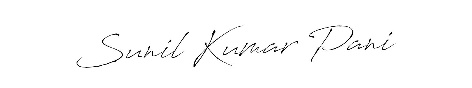 Similarly Antro_Vectra is the best handwritten signature design. Signature creator online .You can use it as an online autograph creator for name Sunil Kumar Pani. Sunil Kumar Pani signature style 6 images and pictures png