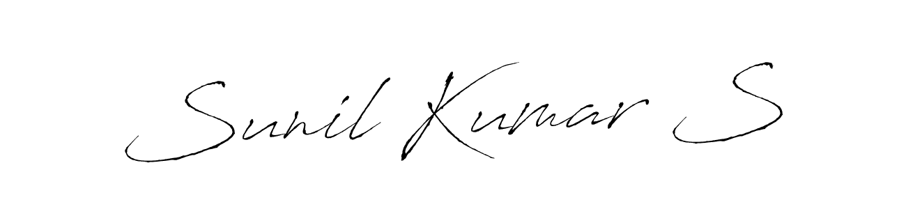 It looks lik you need a new signature style for name Sunil Kumar S. Design unique handwritten (Antro_Vectra) signature with our free signature maker in just a few clicks. Sunil Kumar S signature style 6 images and pictures png