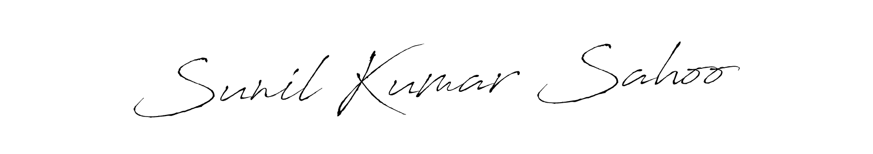 Make a beautiful signature design for name Sunil Kumar Sahoo. With this signature (Antro_Vectra) style, you can create a handwritten signature for free. Sunil Kumar Sahoo signature style 6 images and pictures png