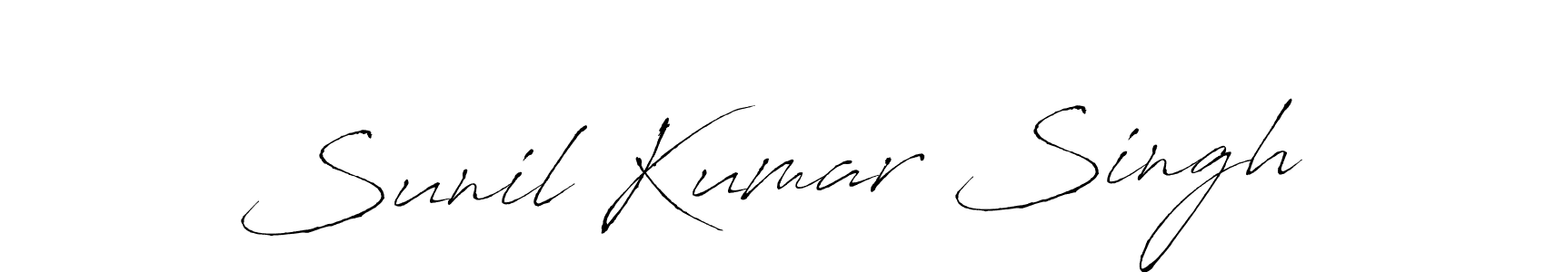 Use a signature maker to create a handwritten signature online. With this signature software, you can design (Antro_Vectra) your own signature for name Sunil Kumar Singh. Sunil Kumar Singh signature style 6 images and pictures png