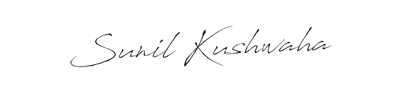 Also we have Sunil Kushwaha name is the best signature style. Create professional handwritten signature collection using Antro_Vectra autograph style. Sunil Kushwaha signature style 6 images and pictures png