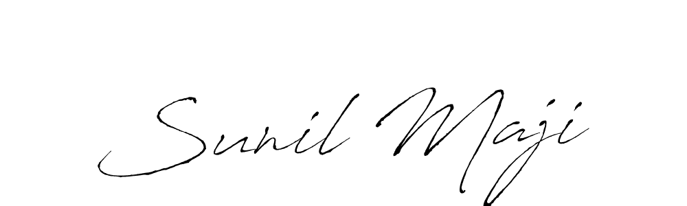 This is the best signature style for the Sunil Maji name. Also you like these signature font (Antro_Vectra). Mix name signature. Sunil Maji signature style 6 images and pictures png