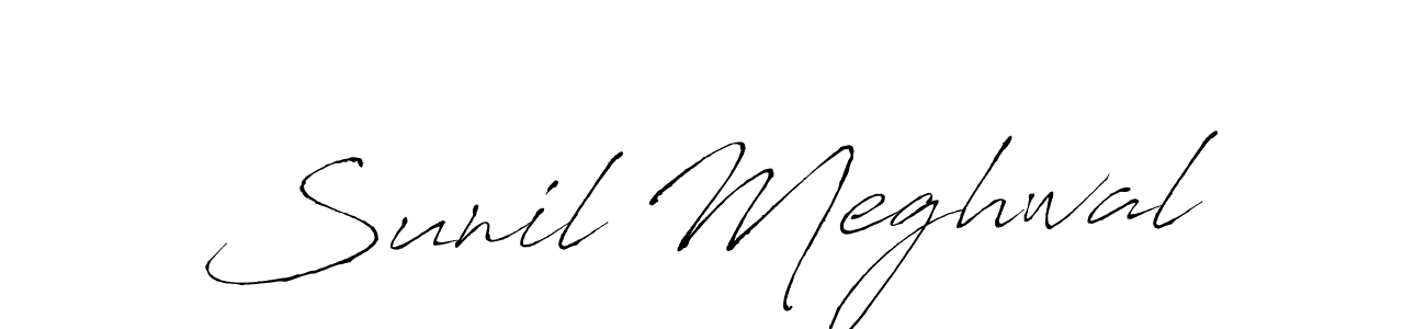 Also we have Sunil Meghwal name is the best signature style. Create professional handwritten signature collection using Antro_Vectra autograph style. Sunil Meghwal signature style 6 images and pictures png