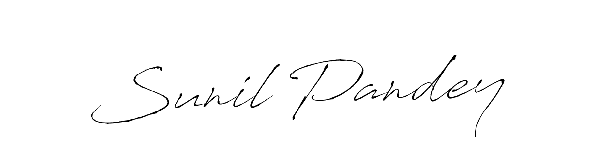 Sunil Pandey stylish signature style. Best Handwritten Sign (Antro_Vectra) for my name. Handwritten Signature Collection Ideas for my name Sunil Pandey. Sunil Pandey signature style 6 images and pictures png