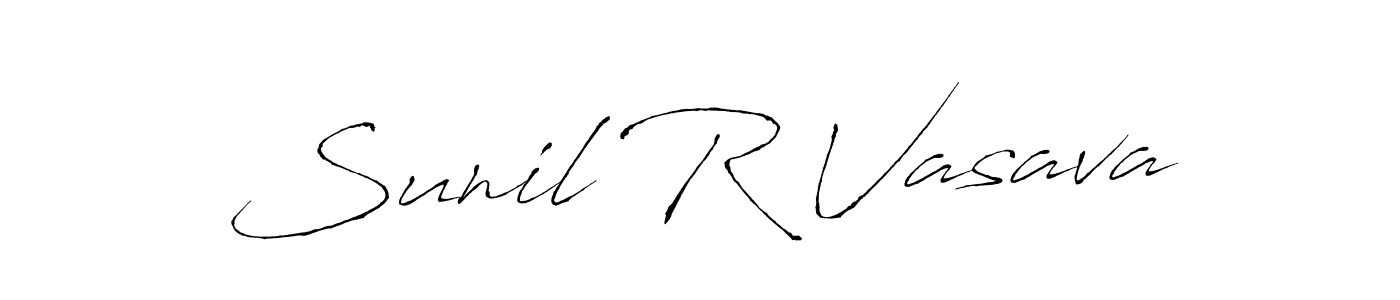 The best way (Antro_Vectra) to make a short signature is to pick only two or three words in your name. The name Sunil R Vasava include a total of six letters. For converting this name. Sunil R Vasava signature style 6 images and pictures png