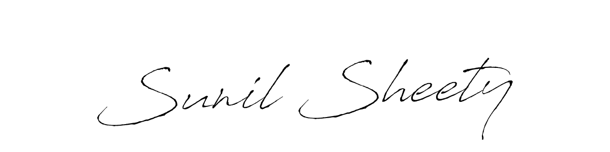 You should practise on your own different ways (Antro_Vectra) to write your name (Sunil Sheety) in signature. don't let someone else do it for you. Sunil Sheety signature style 6 images and pictures png
