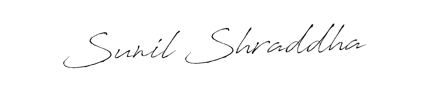 Antro_Vectra is a professional signature style that is perfect for those who want to add a touch of class to their signature. It is also a great choice for those who want to make their signature more unique. Get Sunil Shraddha name to fancy signature for free. Sunil Shraddha signature style 6 images and pictures png