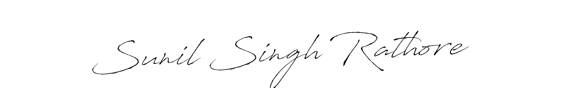 Sunil Singh Rathore stylish signature style. Best Handwritten Sign (Antro_Vectra) for my name. Handwritten Signature Collection Ideas for my name Sunil Singh Rathore. Sunil Singh Rathore signature style 6 images and pictures png