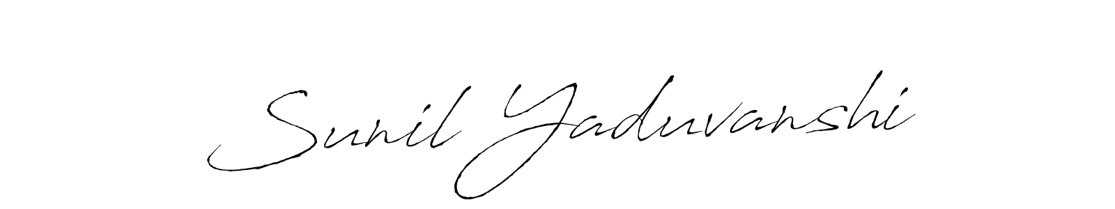 if you are searching for the best signature style for your name Sunil Yaduvanshi. so please give up your signature search. here we have designed multiple signature styles  using Antro_Vectra. Sunil Yaduvanshi signature style 6 images and pictures png