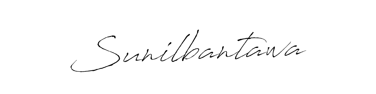 Use a signature maker to create a handwritten signature online. With this signature software, you can design (Antro_Vectra) your own signature for name Sunilbantawa. Sunilbantawa signature style 6 images and pictures png