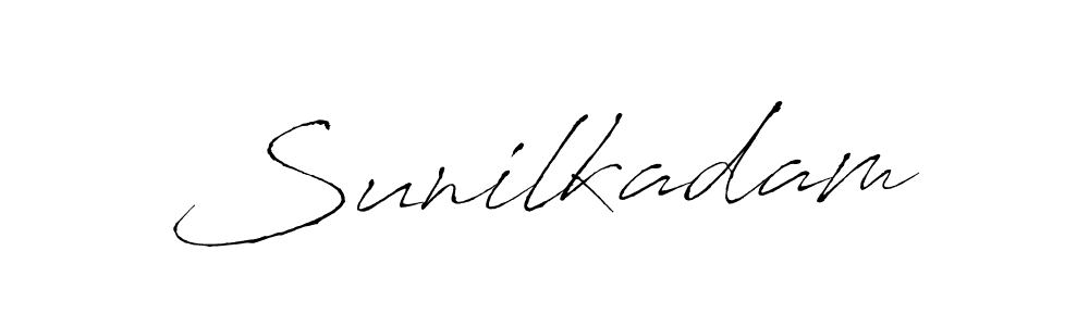 It looks lik you need a new signature style for name Sunilkadam. Design unique handwritten (Antro_Vectra) signature with our free signature maker in just a few clicks. Sunilkadam signature style 6 images and pictures png