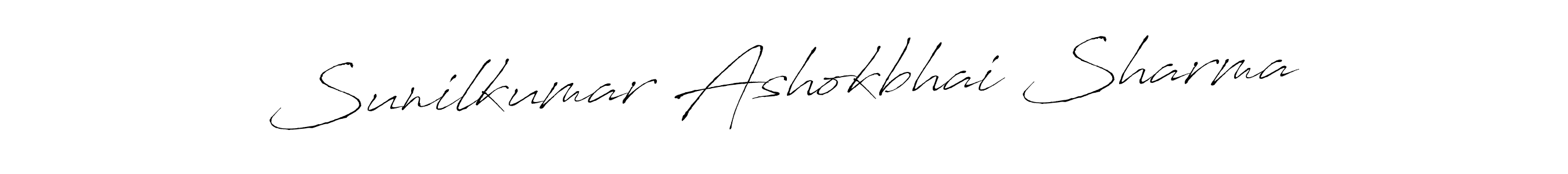 Once you've used our free online signature maker to create your best signature Antro_Vectra style, it's time to enjoy all of the benefits that Sunilkumar Ashokbhai Sharma name signing documents. Sunilkumar Ashokbhai Sharma signature style 6 images and pictures png