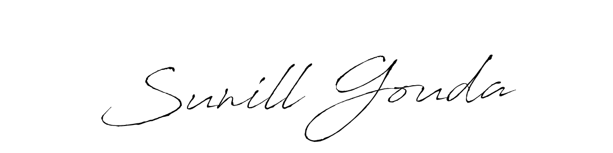 Make a beautiful signature design for name Sunill Gouda. Use this online signature maker to create a handwritten signature for free. Sunill Gouda signature style 6 images and pictures png