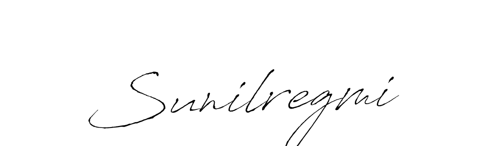 Design your own signature with our free online signature maker. With this signature software, you can create a handwritten (Antro_Vectra) signature for name Sunilregmi. Sunilregmi signature style 6 images and pictures png