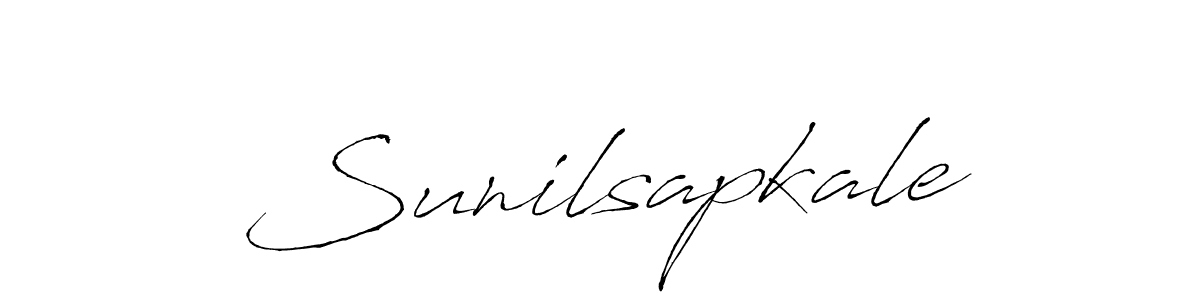 if you are searching for the best signature style for your name Sunilsapkale. so please give up your signature search. here we have designed multiple signature styles  using Antro_Vectra. Sunilsapkale signature style 6 images and pictures png