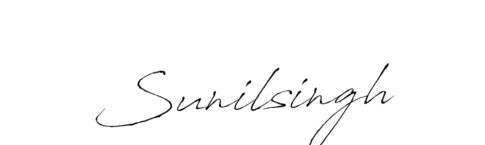 How to Draw Sunilsingh signature style? Antro_Vectra is a latest design signature styles for name Sunilsingh. Sunilsingh signature style 6 images and pictures png