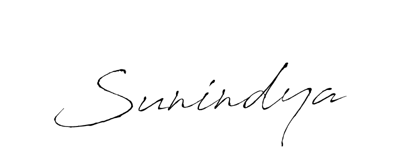 Design your own signature with our free online signature maker. With this signature software, you can create a handwritten (Antro_Vectra) signature for name Sunindya. Sunindya signature style 6 images and pictures png