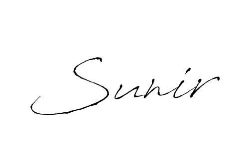 if you are searching for the best signature style for your name Sunir. so please give up your signature search. here we have designed multiple signature styles  using Antro_Vectra. Sunir signature style 6 images and pictures png