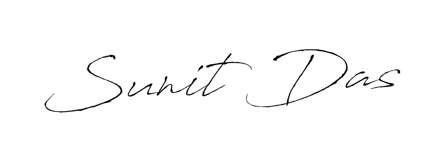 Sunit Das stylish signature style. Best Handwritten Sign (Antro_Vectra) for my name. Handwritten Signature Collection Ideas for my name Sunit Das. Sunit Das signature style 6 images and pictures png