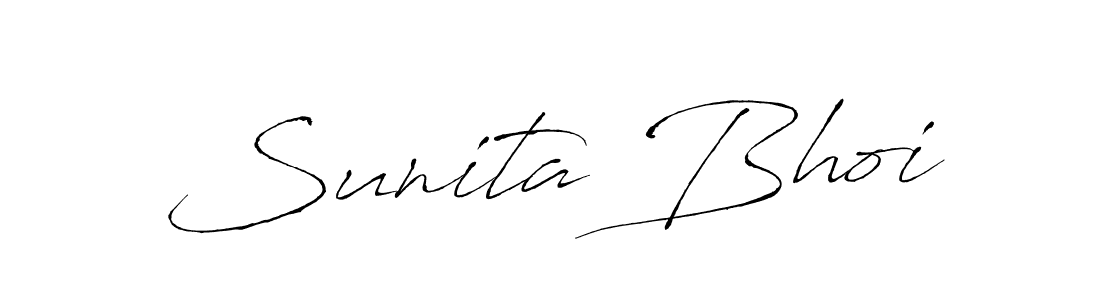 Use a signature maker to create a handwritten signature online. With this signature software, you can design (Antro_Vectra) your own signature for name Sunita Bhoi. Sunita Bhoi signature style 6 images and pictures png