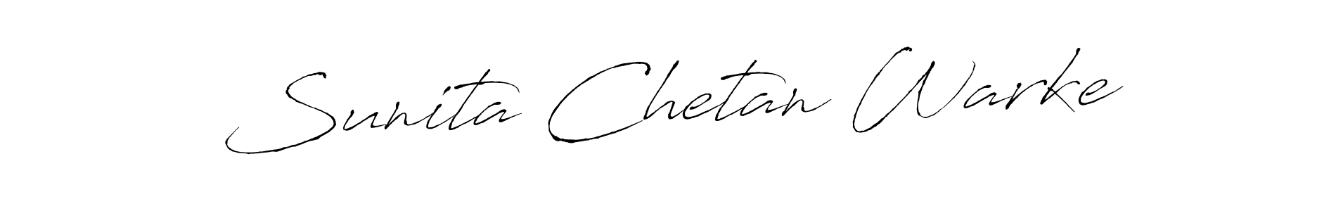Similarly Antro_Vectra is the best handwritten signature design. Signature creator online .You can use it as an online autograph creator for name Sunita Chetan Warke. Sunita Chetan Warke signature style 6 images and pictures png
