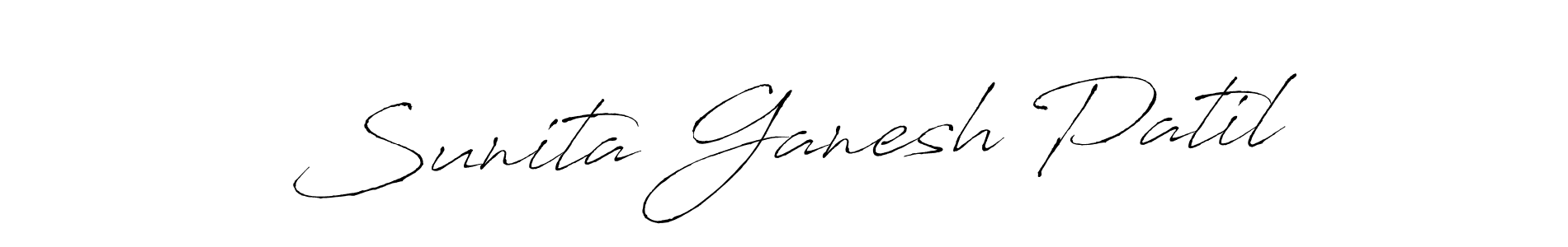 Also You can easily find your signature by using the search form. We will create Sunita Ganesh Patil name handwritten signature images for you free of cost using Antro_Vectra sign style. Sunita Ganesh Patil signature style 6 images and pictures png