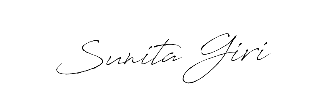 Use a signature maker to create a handwritten signature online. With this signature software, you can design (Antro_Vectra) your own signature for name Sunita Giri. Sunita Giri signature style 6 images and pictures png