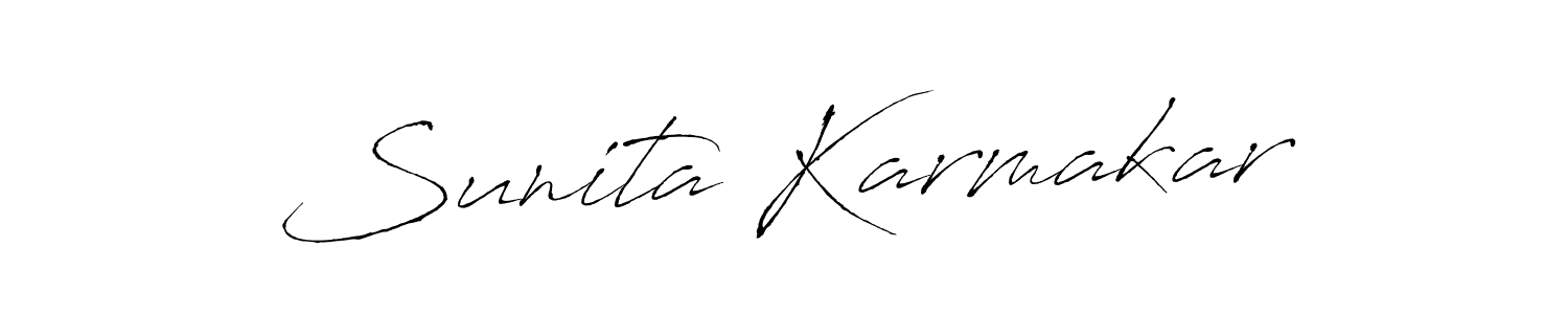 You can use this online signature creator to create a handwritten signature for the name Sunita Karmakar. This is the best online autograph maker. Sunita Karmakar signature style 6 images and pictures png