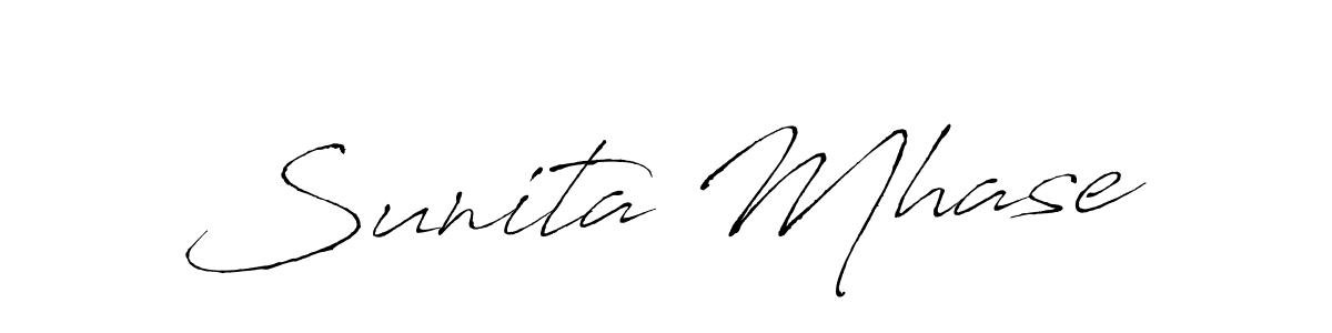 Antro_Vectra is a professional signature style that is perfect for those who want to add a touch of class to their signature. It is also a great choice for those who want to make their signature more unique. Get Sunita Mhase name to fancy signature for free. Sunita Mhase signature style 6 images and pictures png